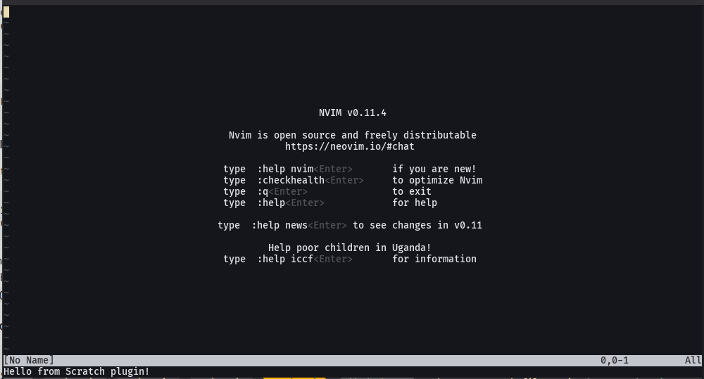 Running with default config
