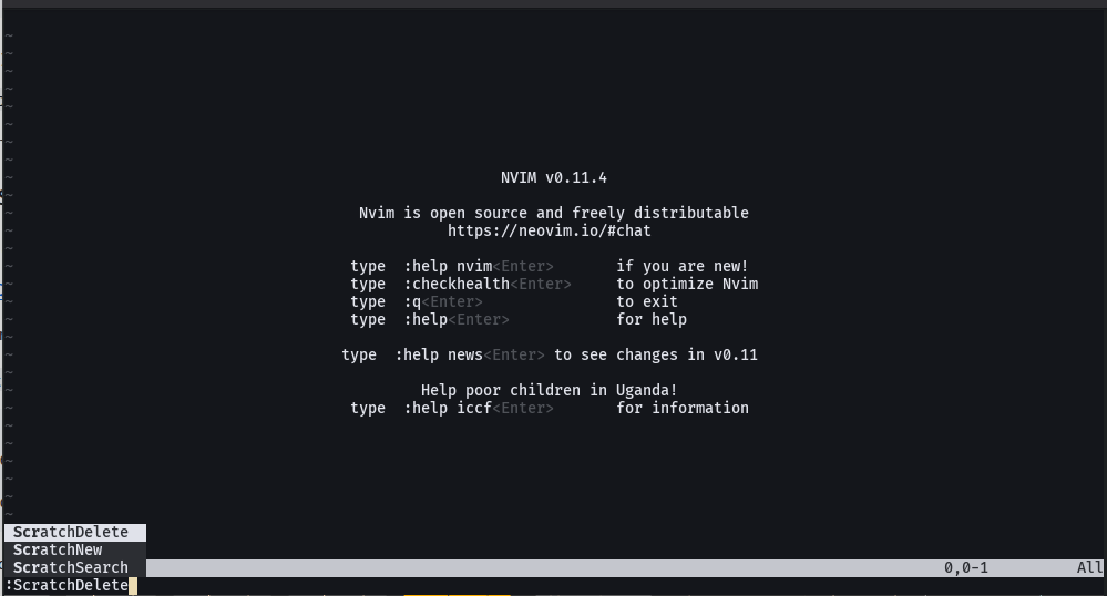 New commands available